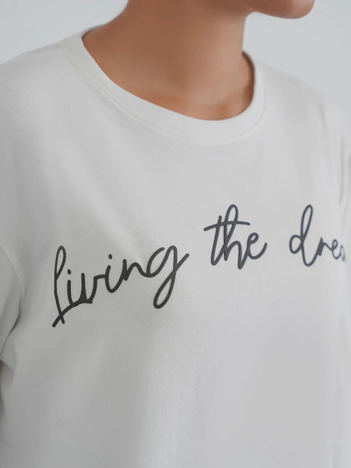 "ERSEN" Embroidery Regular T-Shirt - Image 3