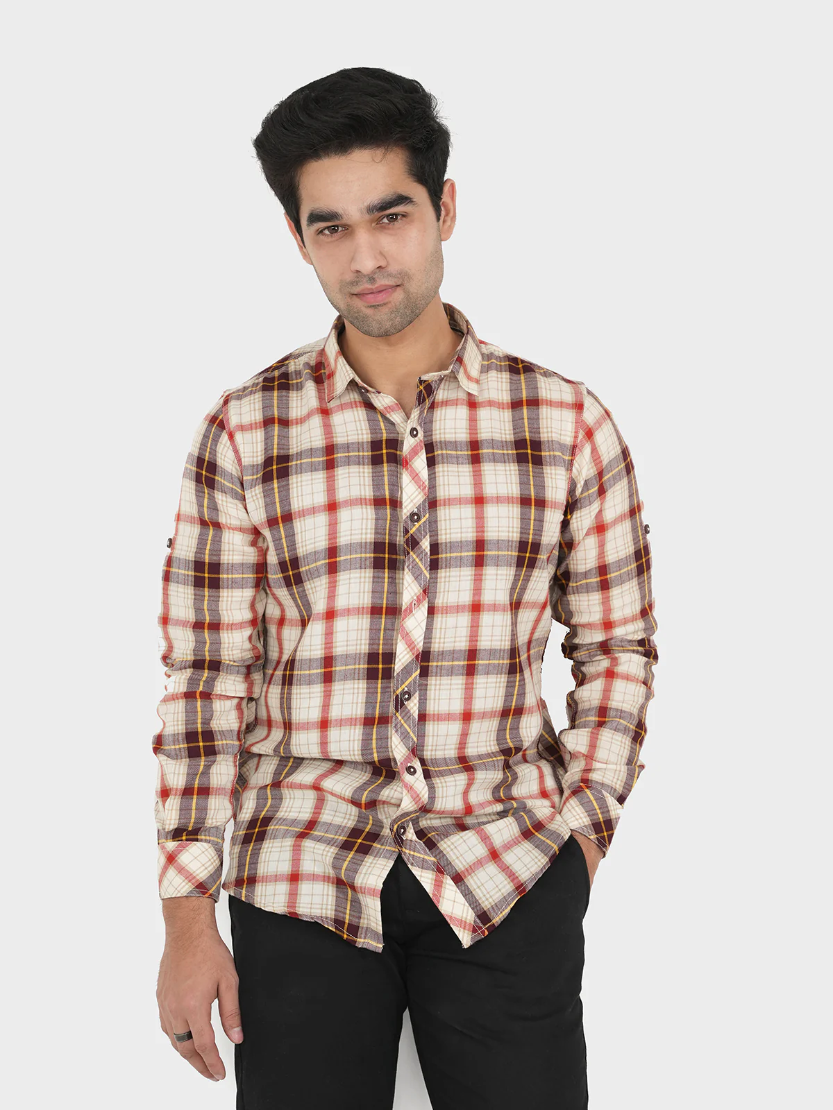 "ETERN" Casual Slim Fit Shirt - Image 4