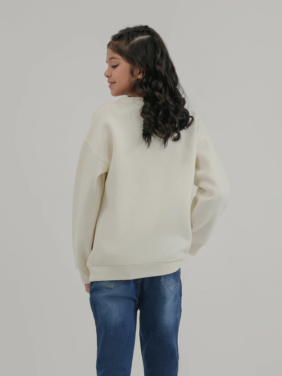 "EULALIE" Comfort Graphic Fleece Sweatshirt - Image 5
