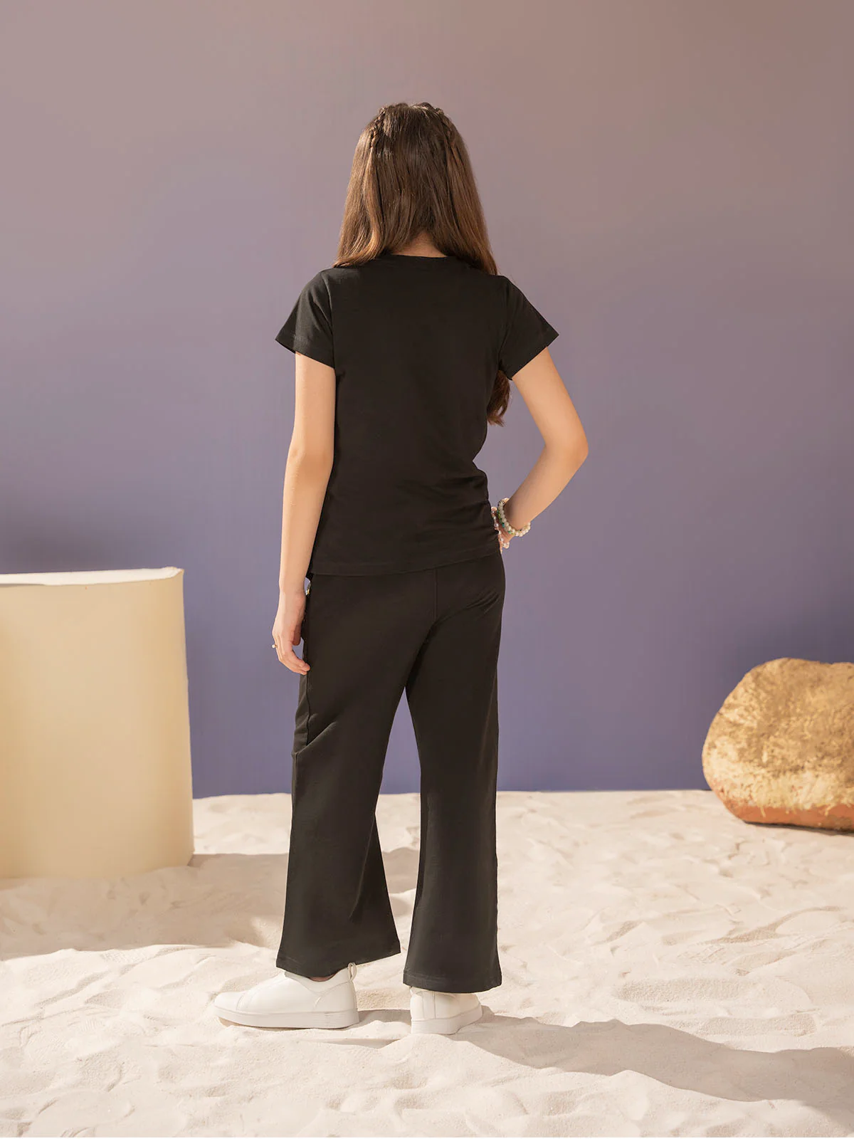 "EVELYN" Basic Wide Leg Co-Ord Set - Image 5