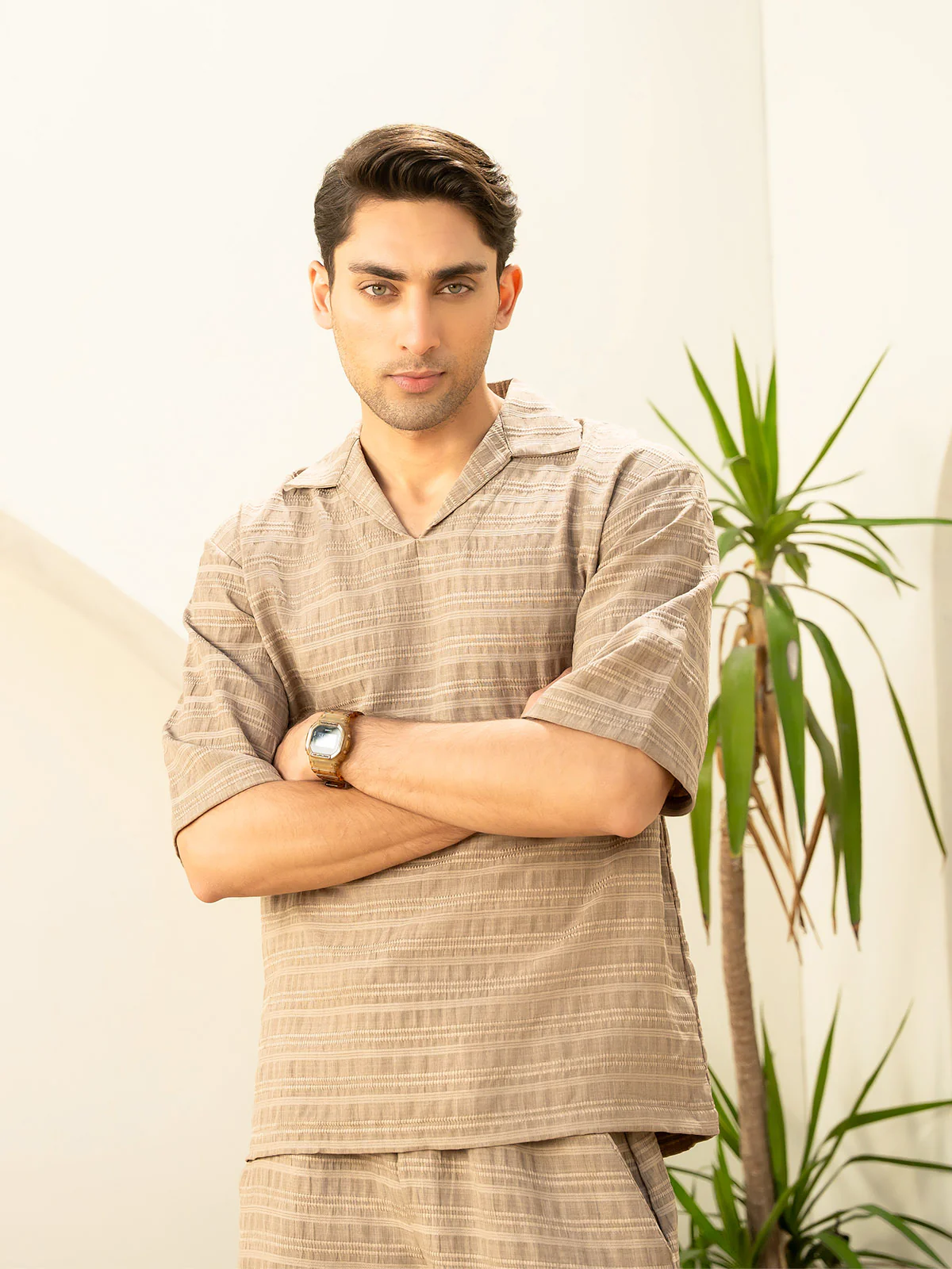 "EZRAH" Basic Regular Cotton Co Ord Set - Image 6