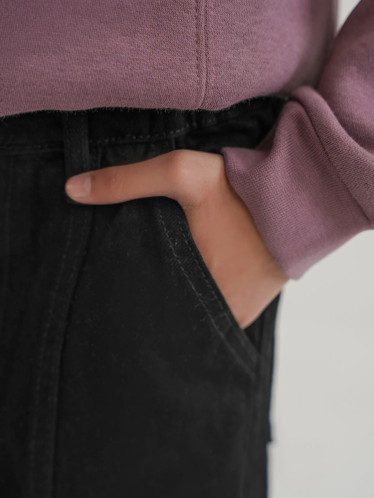 "EZRIA" Trendy Casual Denim Cargo Pant - Image 3