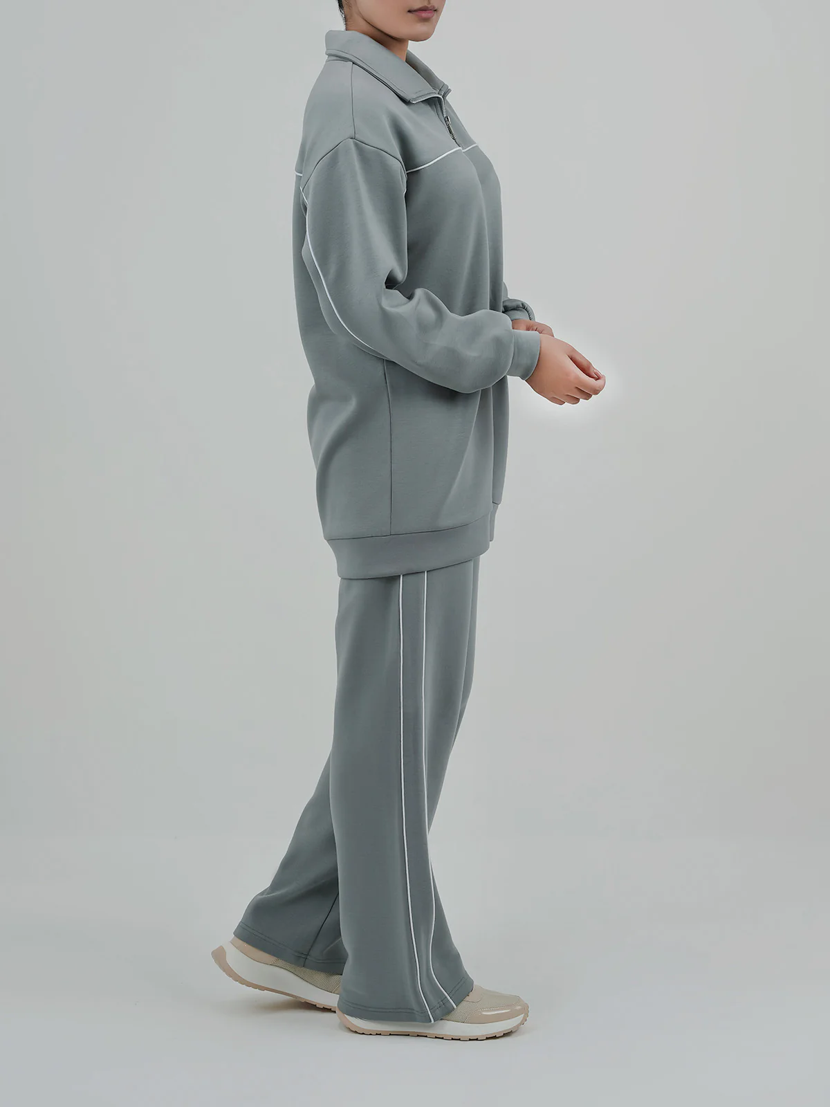 "FAIROZE" Stylish Regular Fit Co-Ord Set - Image 2