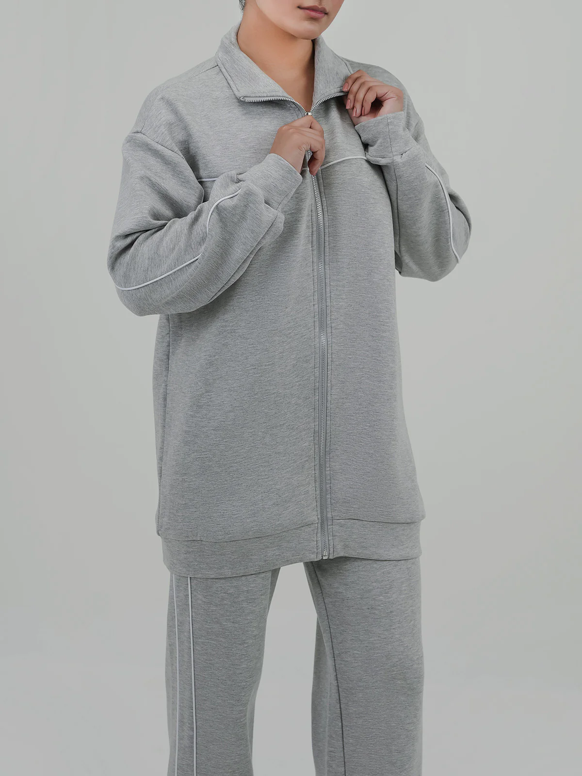 "FAIROZE" Stylish Regular Fit Co-Ord Set - Image 3