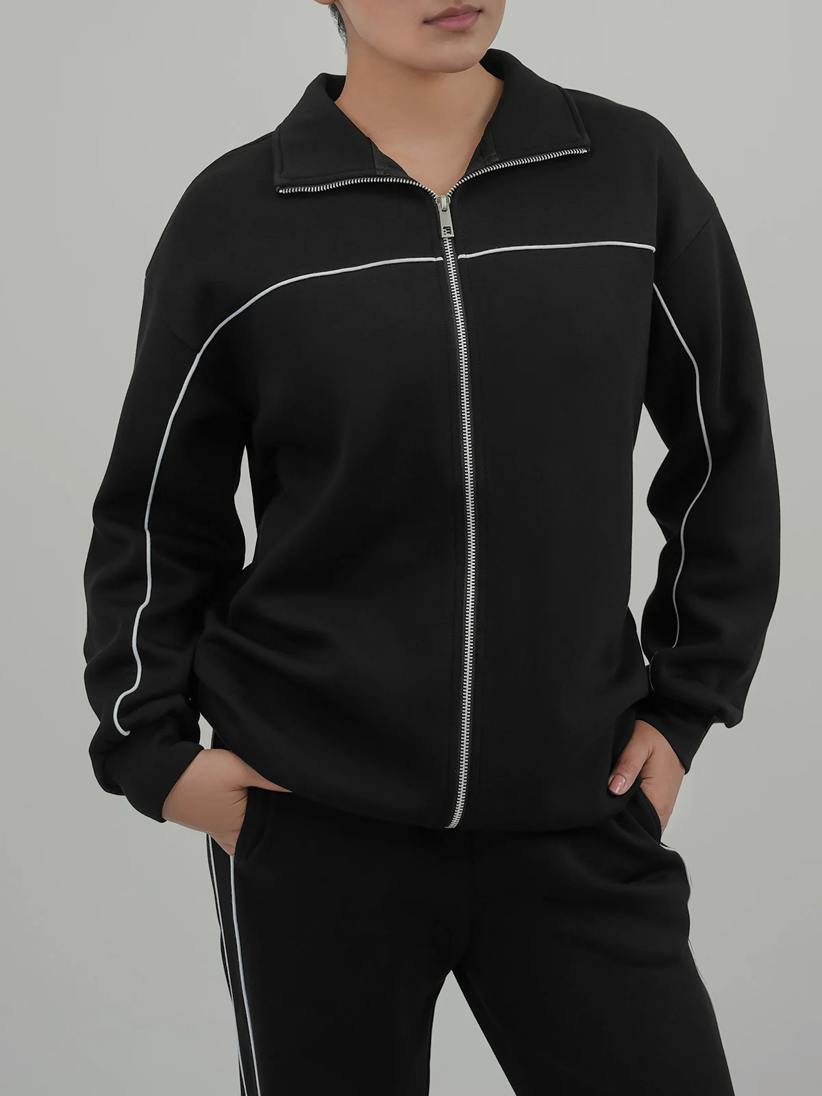 "FAIROZE" Stylish Regular Fit Co-Ord Set - Image 3