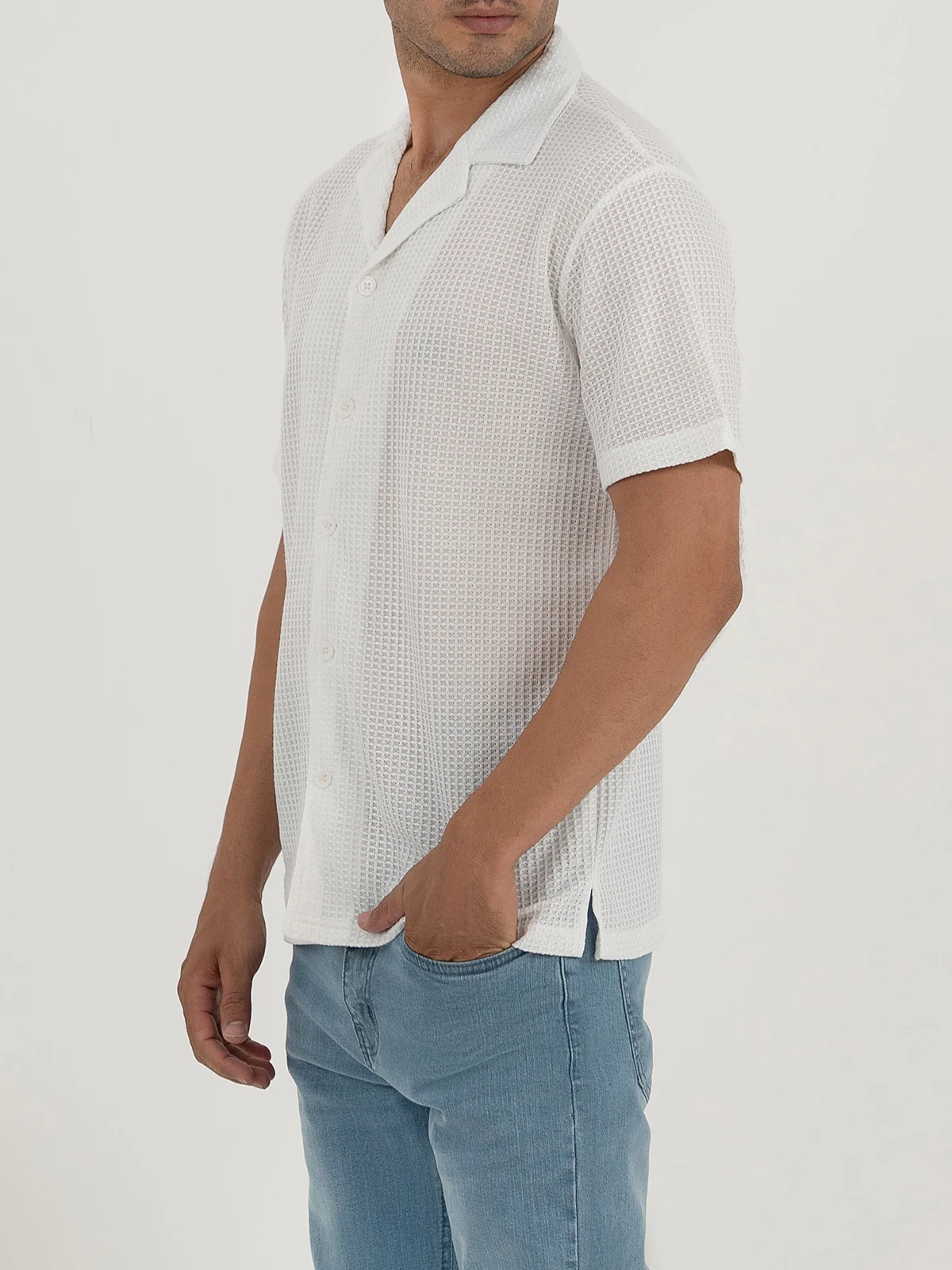 "FAUVE" Lightweight Regular Fit Casual Shirt - Image 3