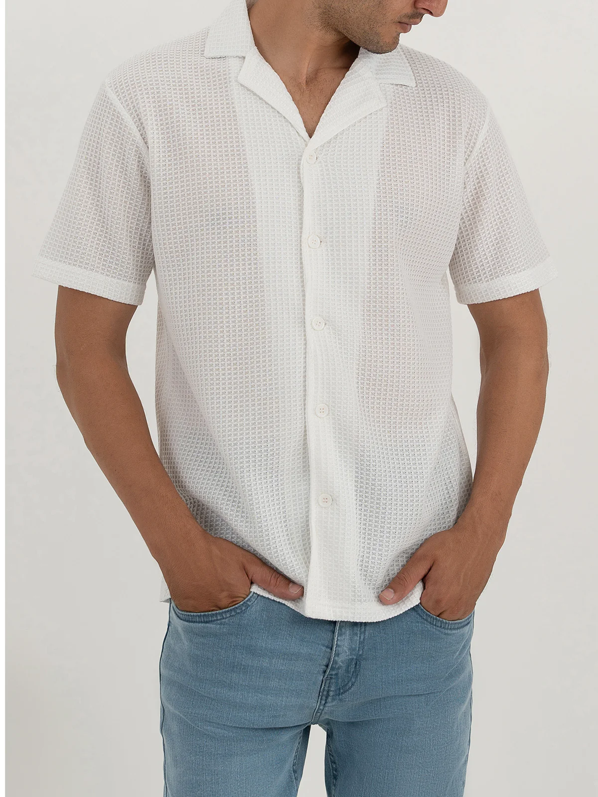 "FAUVE" Lightweight Regular Fit Casual Shirt - Image 4