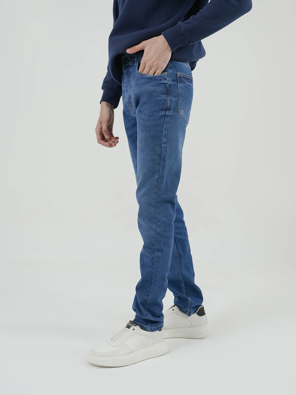 "FENNA" Comfort Slim Fit Denim Jeans - Image 2