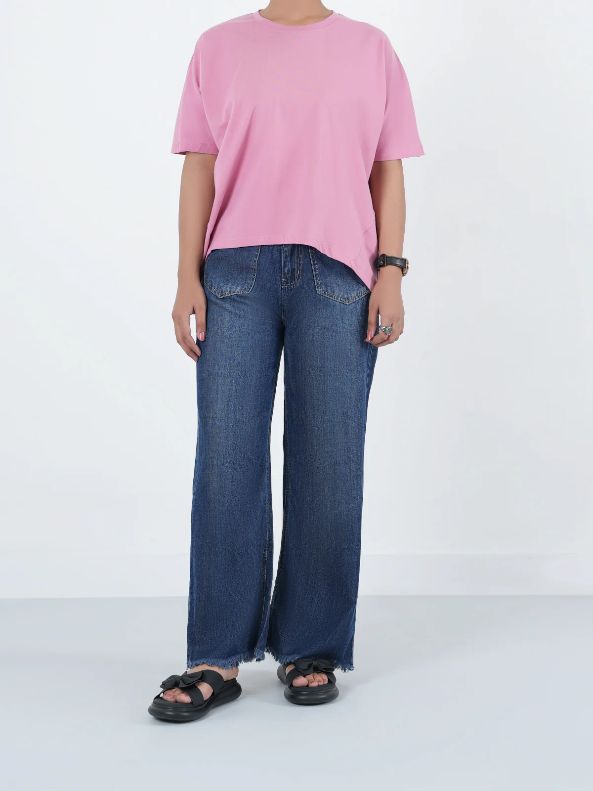 "FERIDE" Casual Regular Fit Cut & Sew T-Shirt
