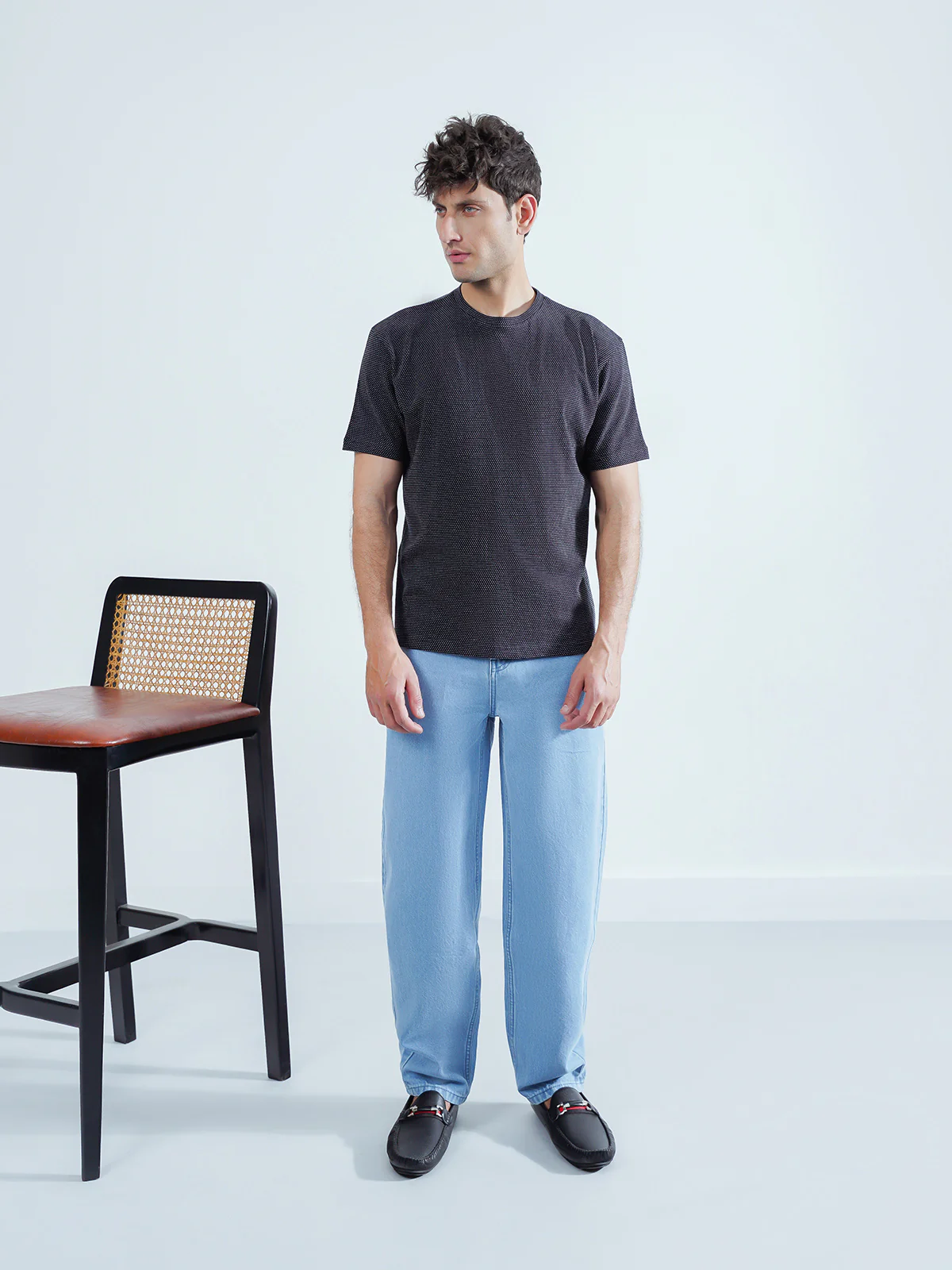 "FIGARO" Casual Regular Fit T-Shirt