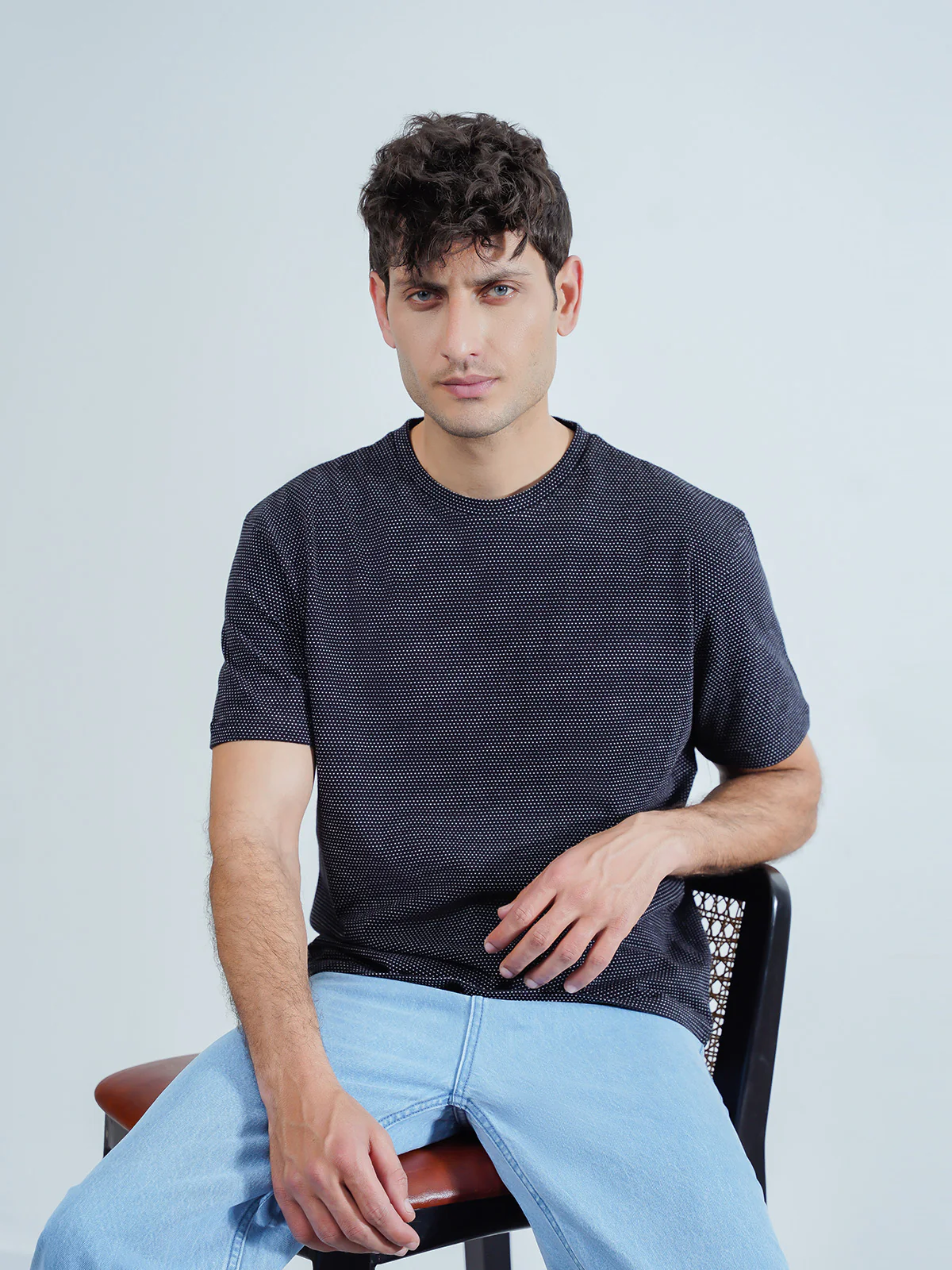 "FIGARO" Casual Regular Fit T-Shirt - Image 2