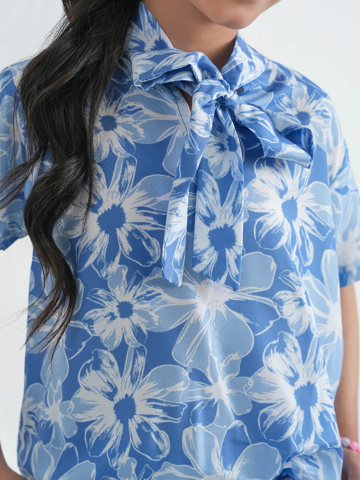 "FLORIA" Regular Fit Cotton Co-Ord Set - Image 3