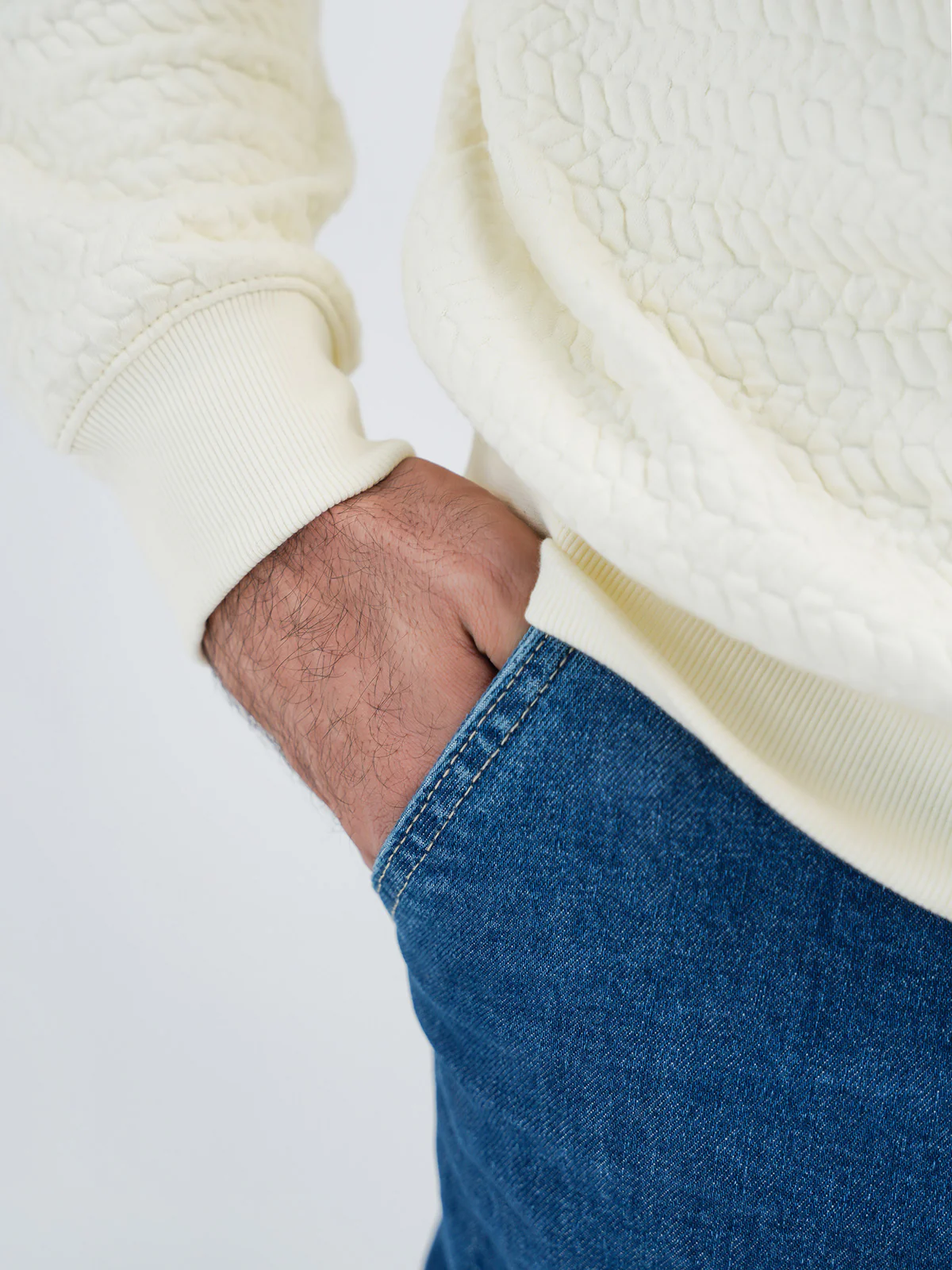"FOLUKE" Casual Crew Neck Sweatshirt - Image 4