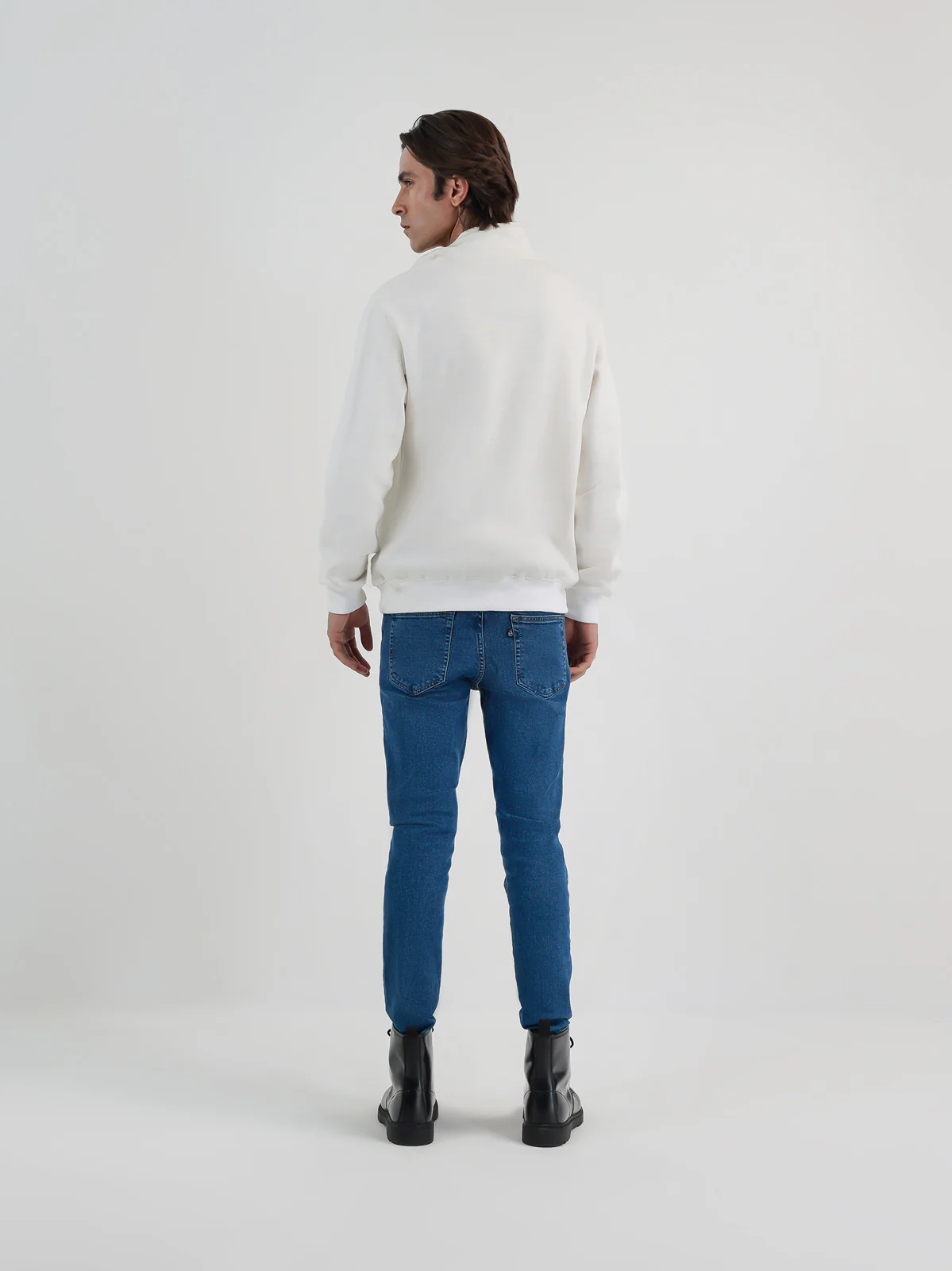 "FRAZER" Casual Mock Neck Sweatshirt - Image 5