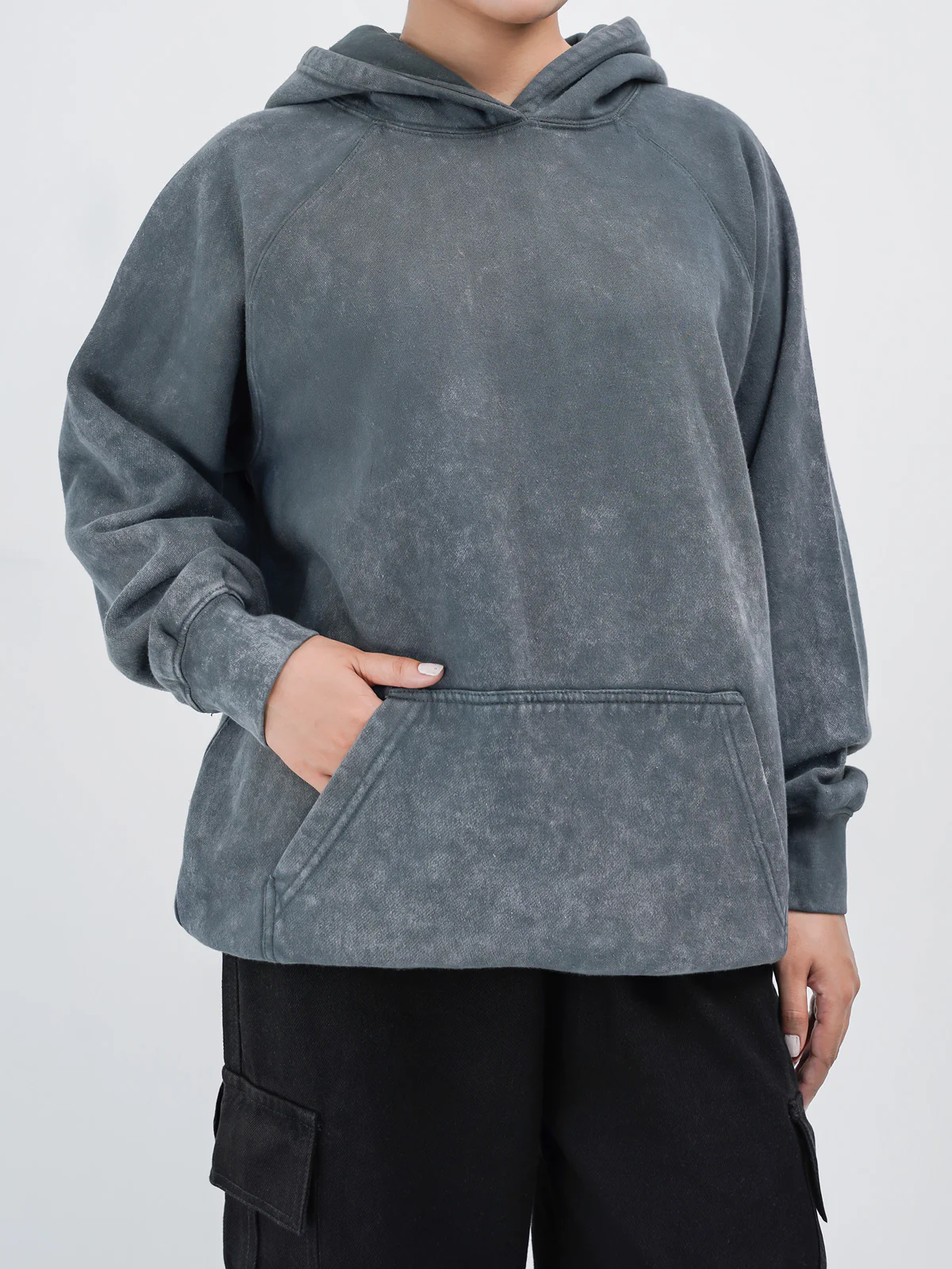 "GAENOR" Stylish Casual Fleece Hoodie - Image 2