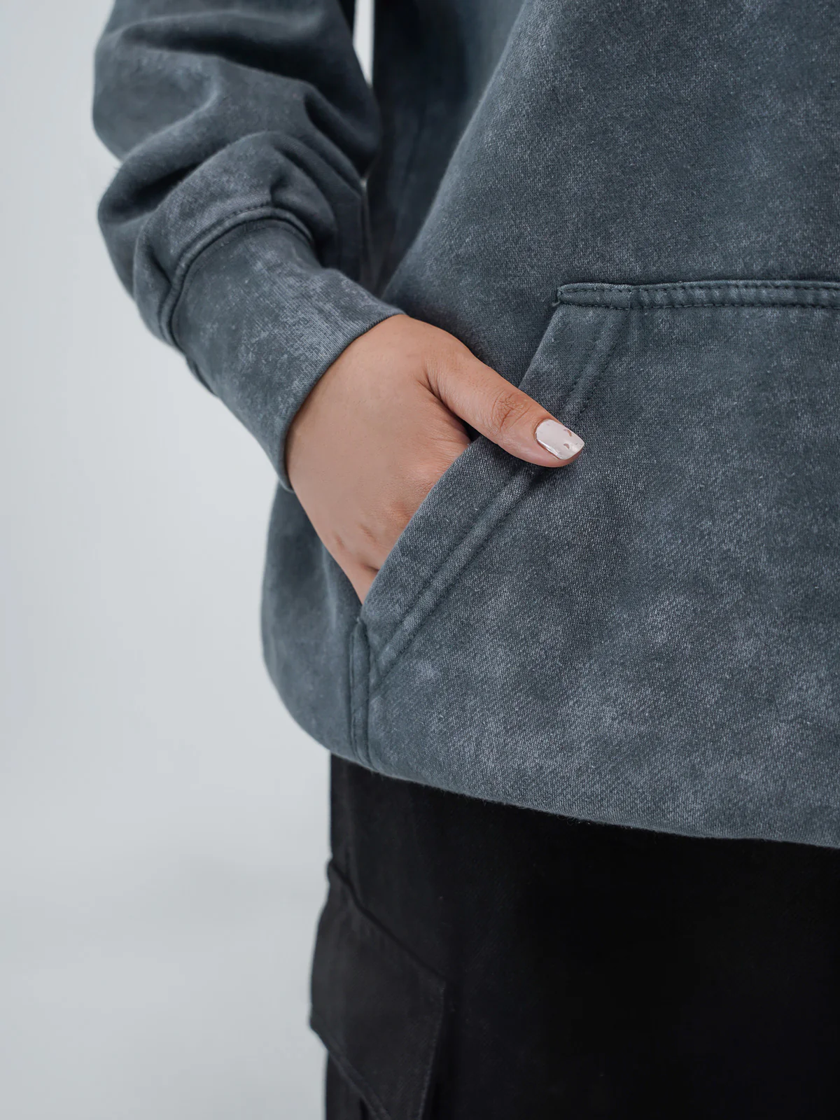 "GAENOR" Stylish Casual Fleece Hoodie - Image 4