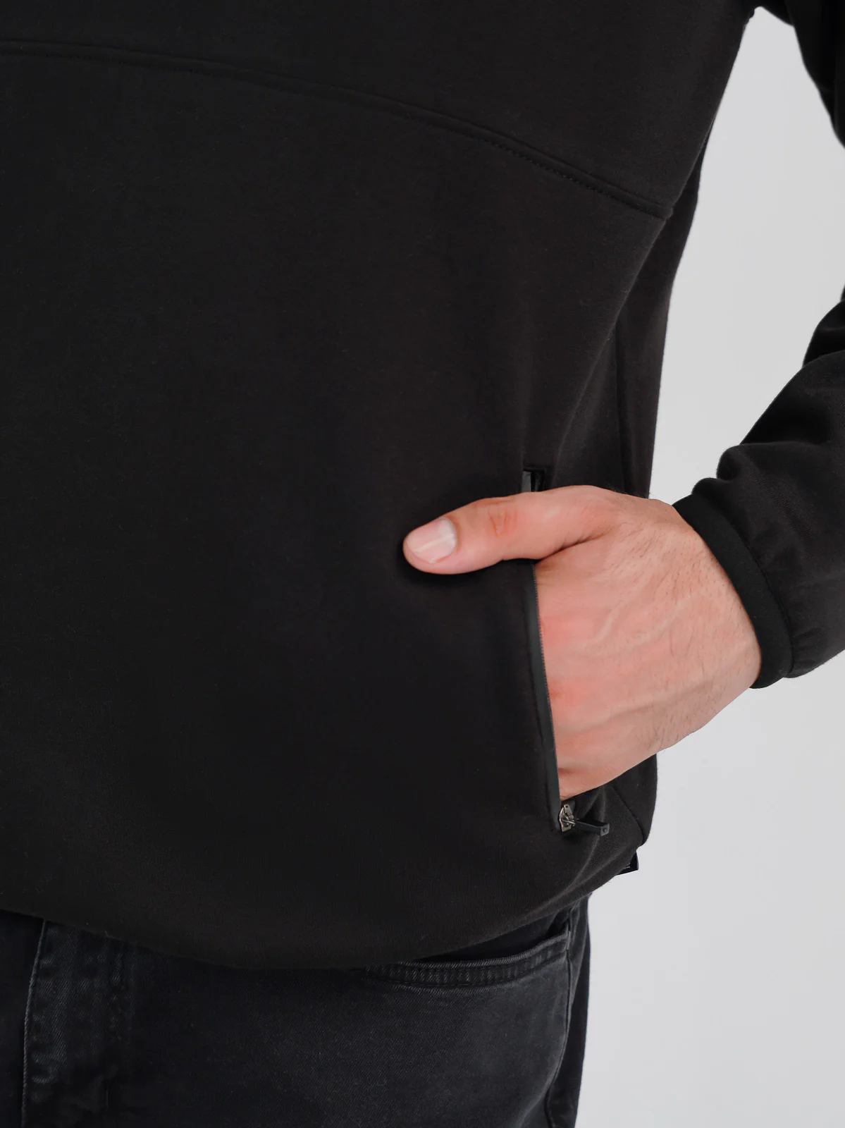 "GANIX" Casual Mock Neck Sweatshirt - Image 4