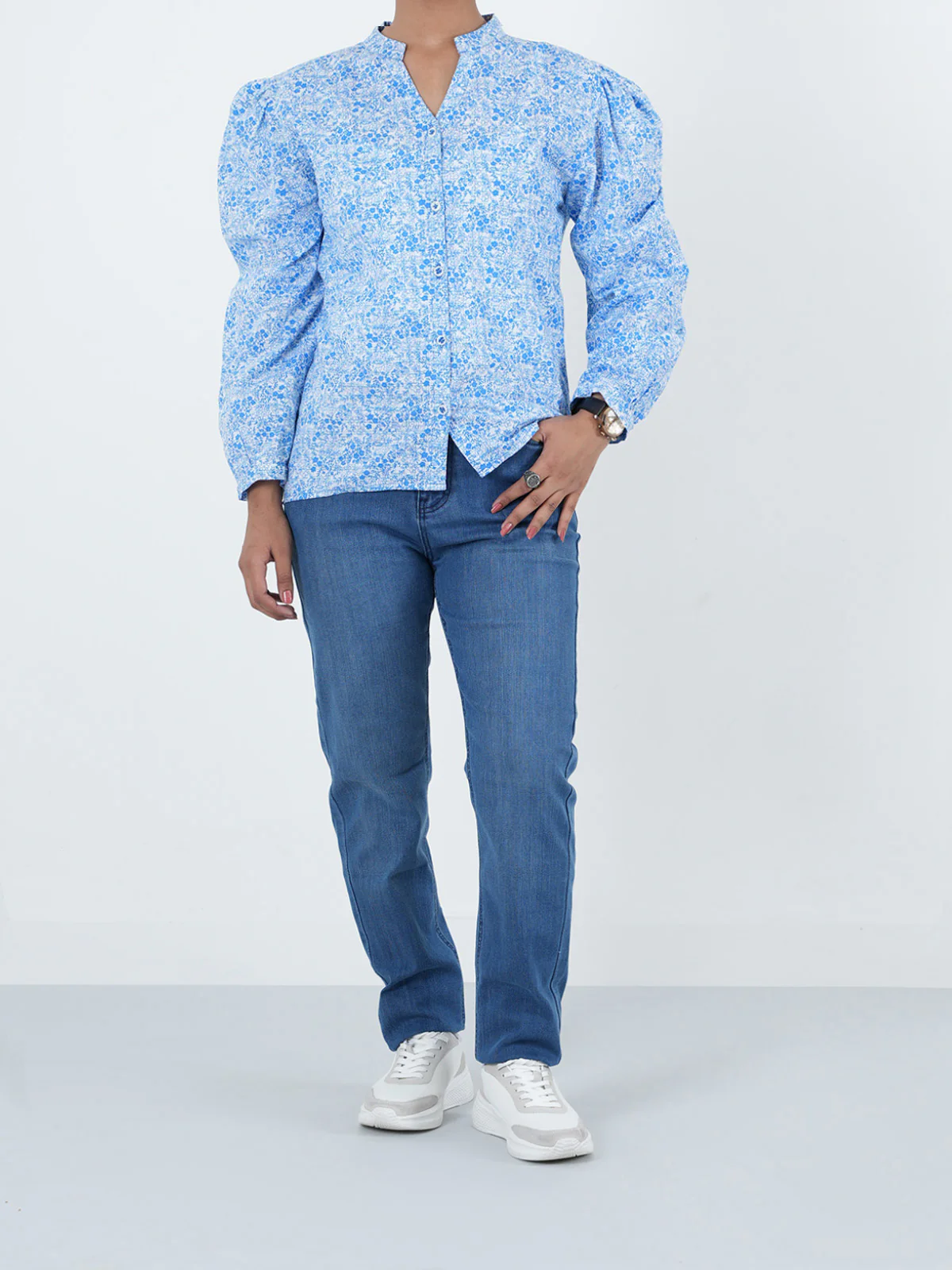 "GEONA" Stylish Regular Fit Cotton Top