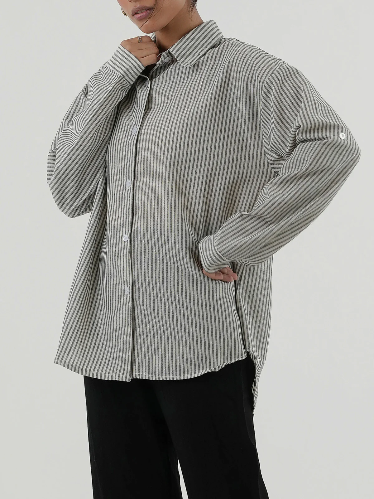 "GIACOB" Stylish Regular File Top - Image 3