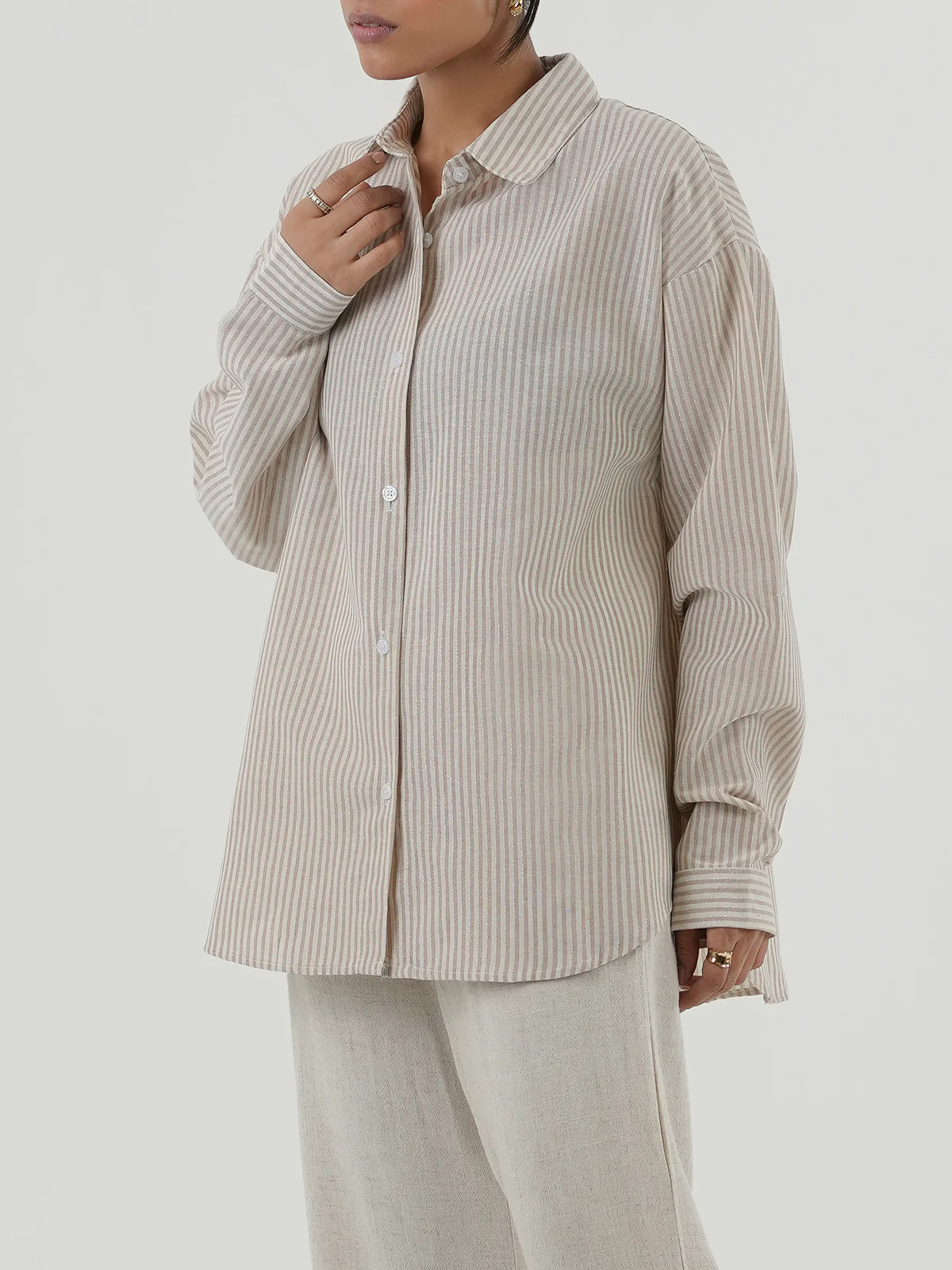 "GIACOB" Stylish Regular File Top - Image 3