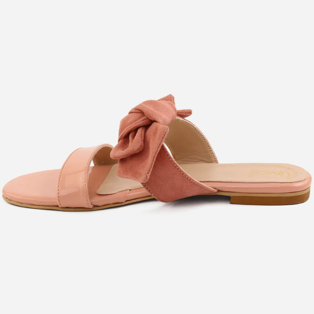 Girl’s "AZULA" Bow-Tie Flat Slippers - Image 3