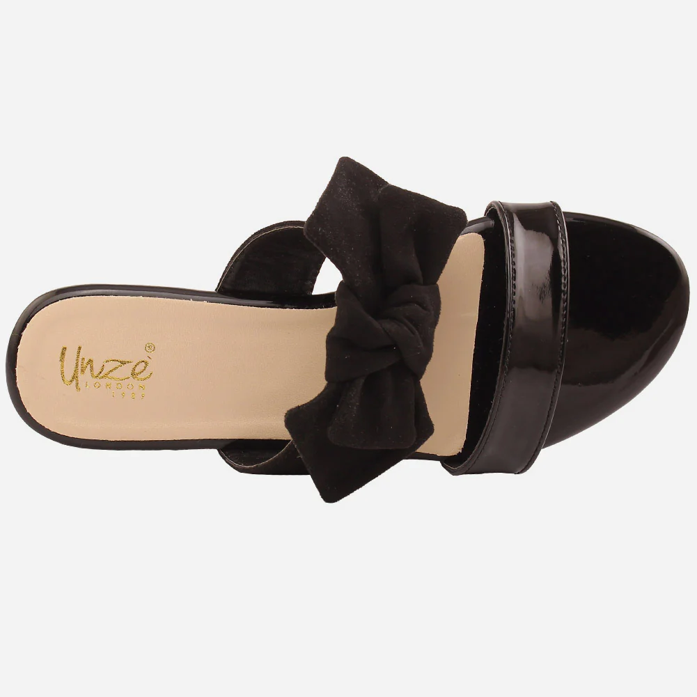 Girl’s "AZULA" Bow-Tie Flat Slippers - Image 4