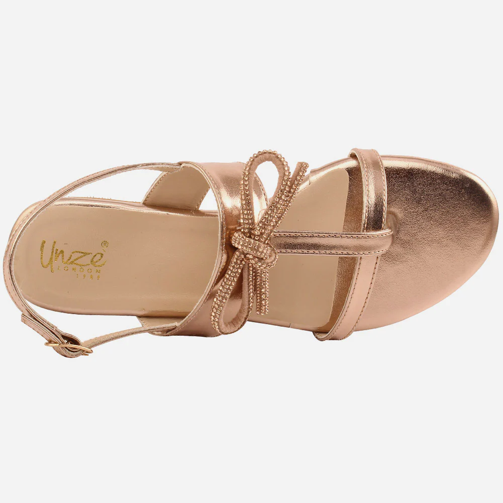 Girl’s "DINA" Flat Sandals - Image 4