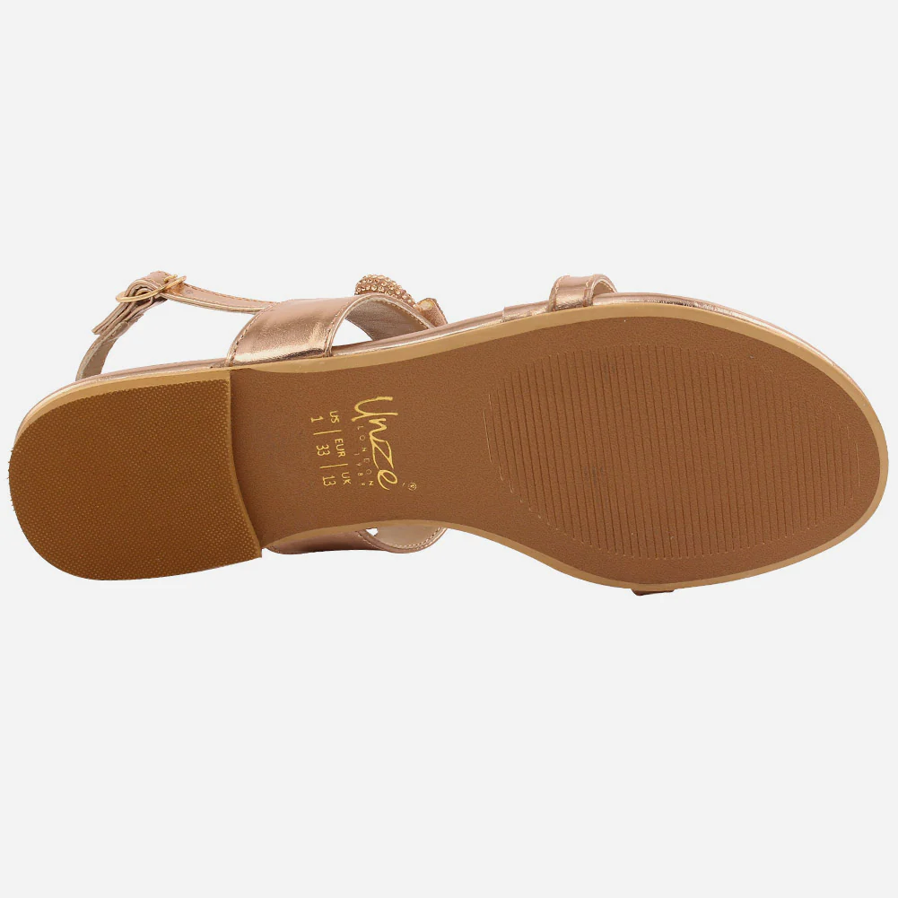 Girl’s "DINA" Flat Sandals - Image 5