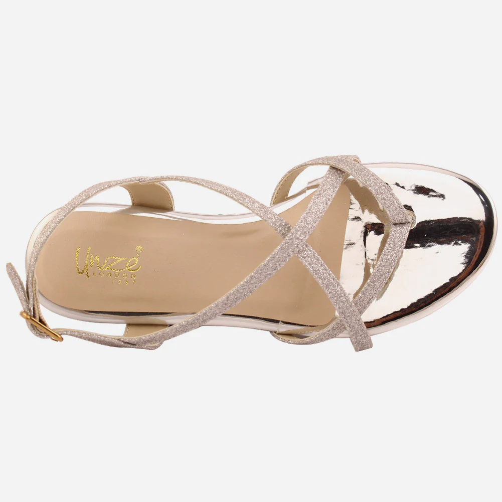 Girl’s "NELL" Cross Strap Comfy Sandals - Image 4