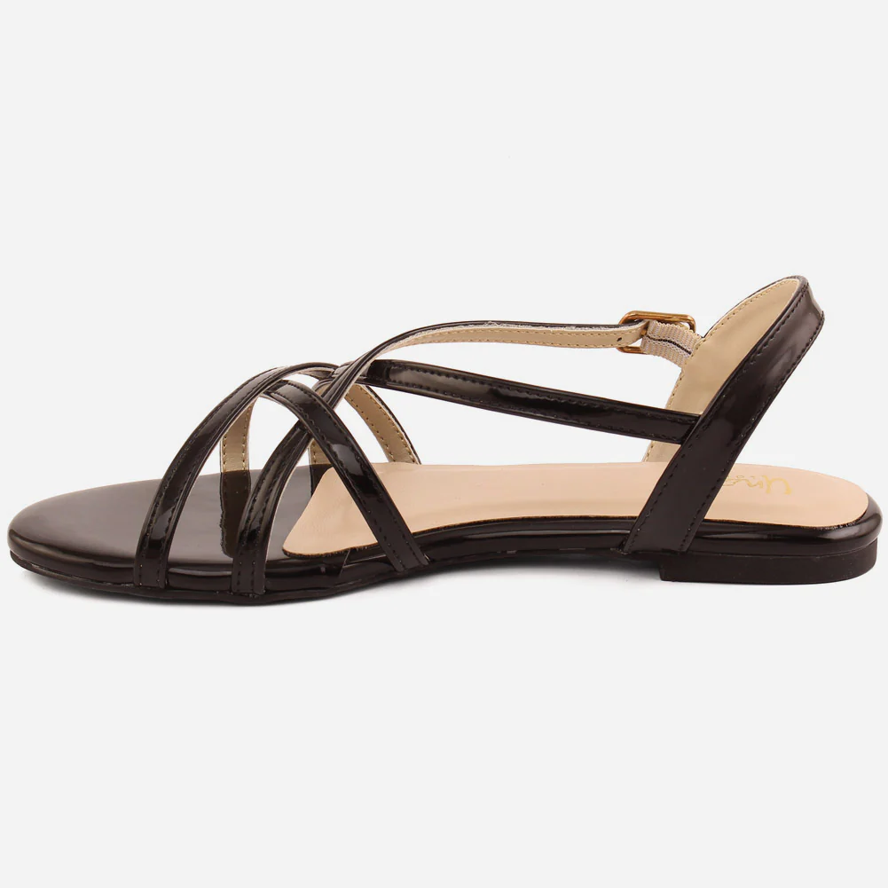 Girl’s "RUDY" Cross Strap Comfort Sandals - Image 3