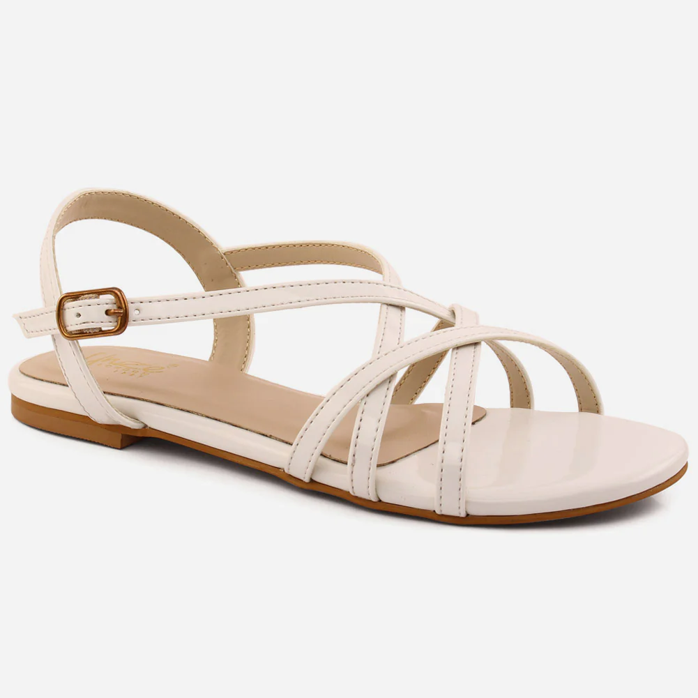 Girl’s "RUDY" Cross Strap Comfort Sandals