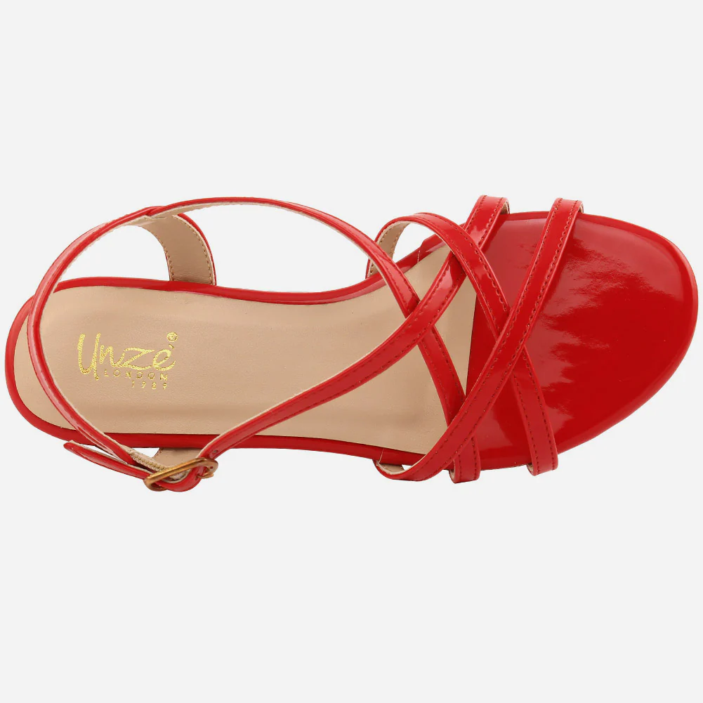 Girl’s "RUDY" Cross Strap Comfort Sandals - Image 4