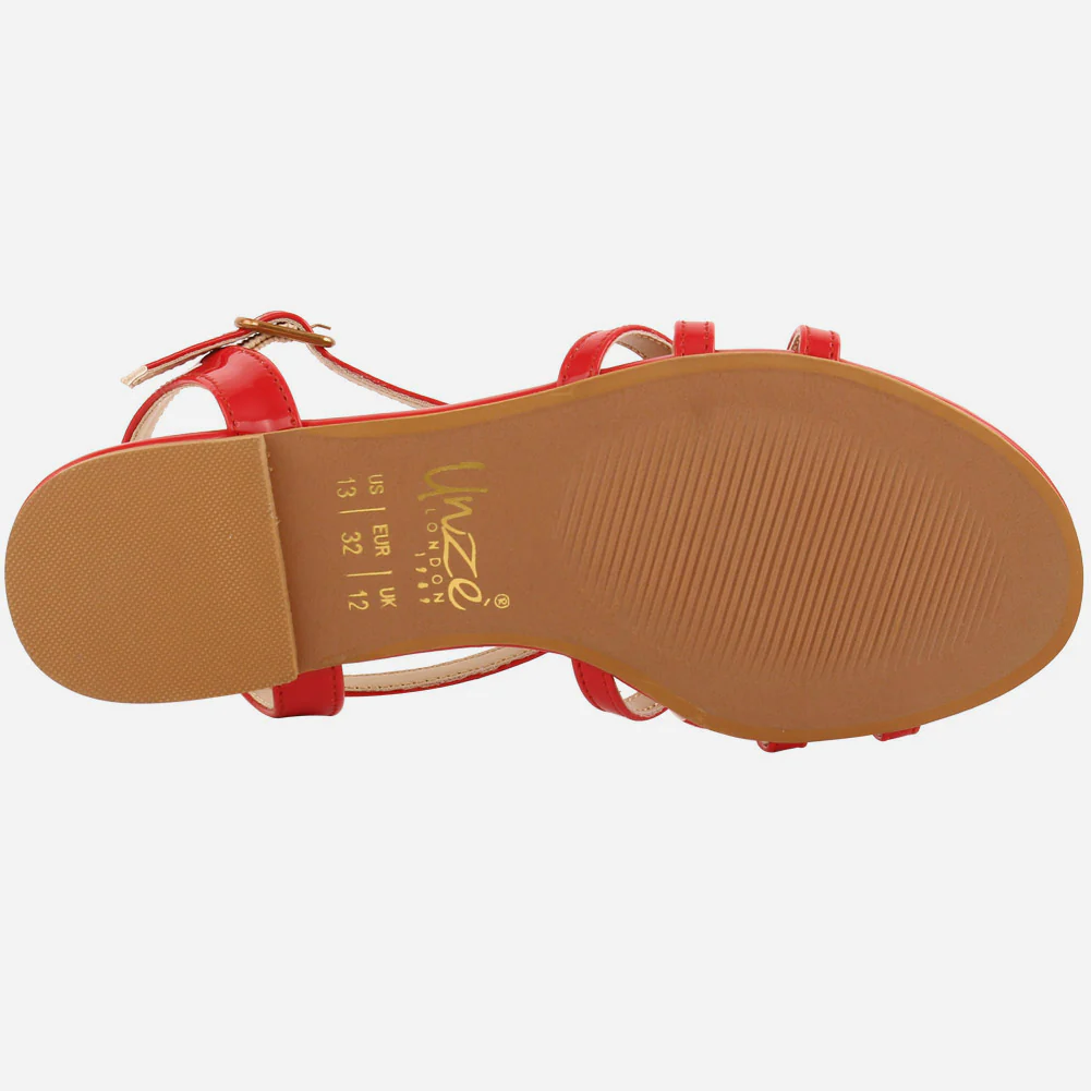 Girl’s "RUDY" Cross Strap Comfort Sandals - Image 5