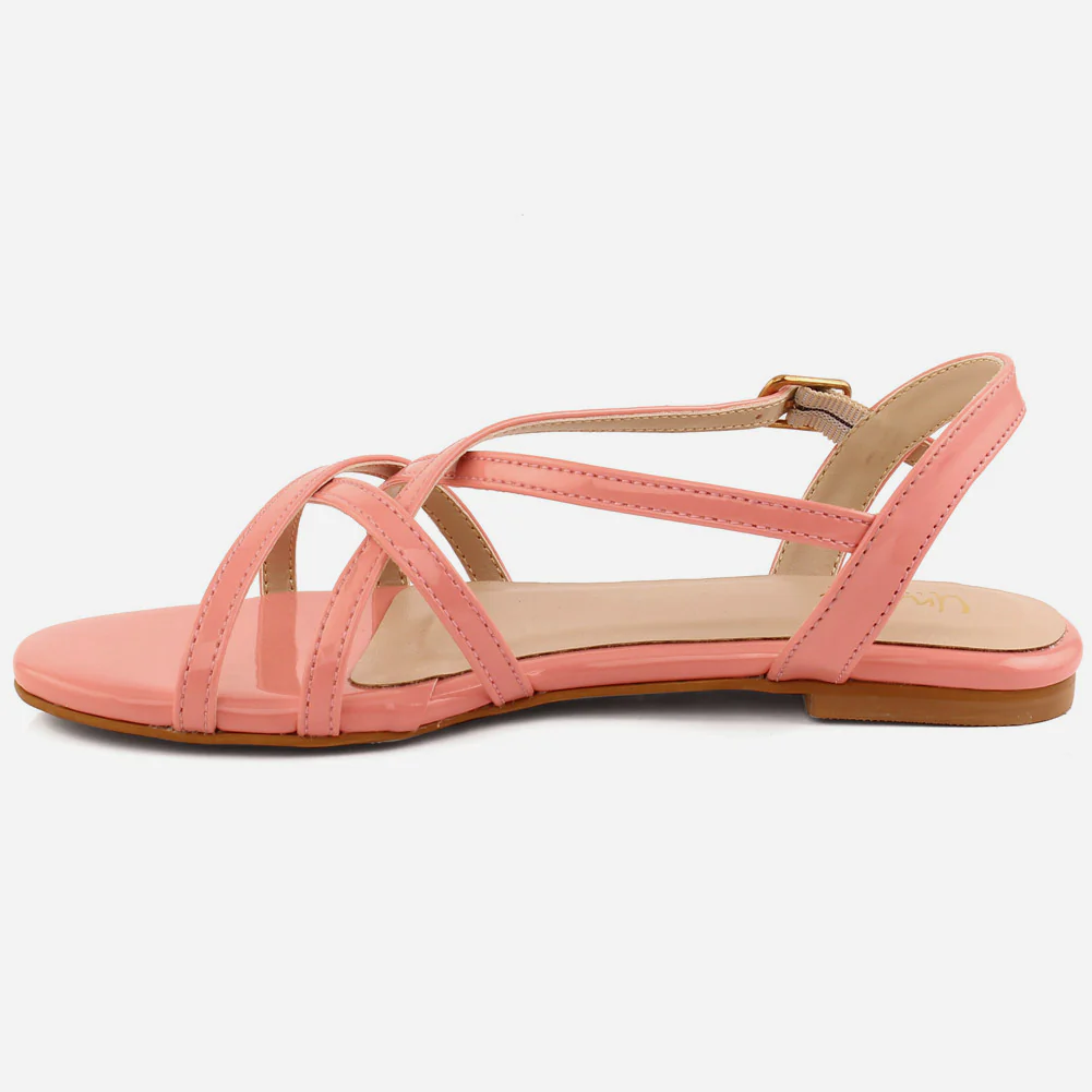 Girl’s "RUDY" Cross Strap Comfort Sandals - Image 3