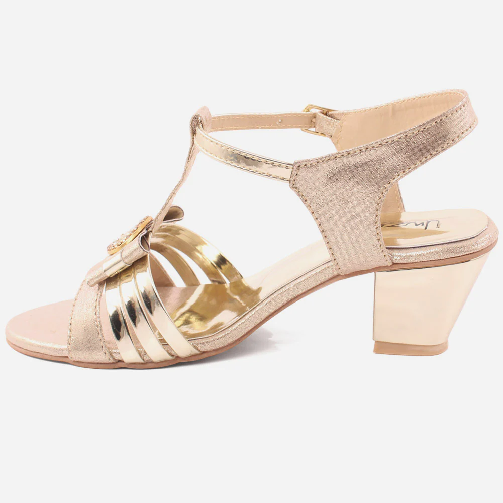 Girl"Kaley" block heel sandals - Image 3