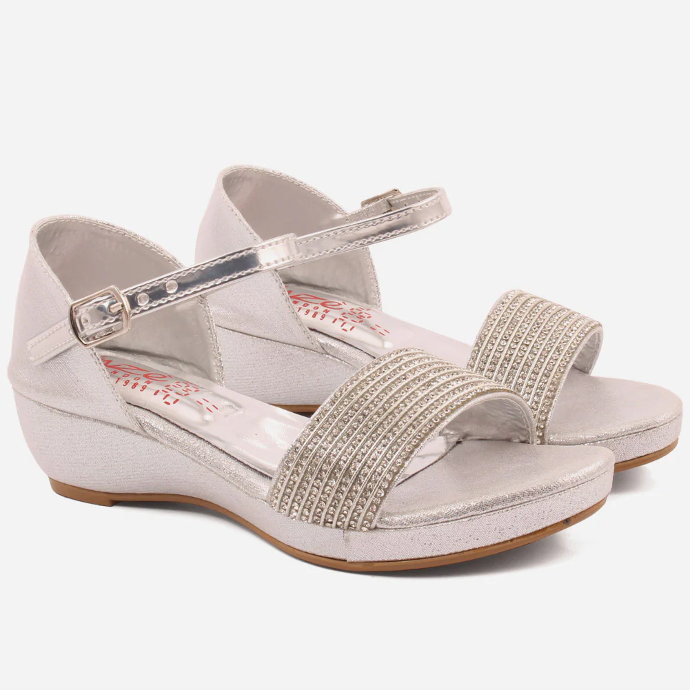 Girls "Chloe" Gorgeous Ankle Strap Sandals - Image 2