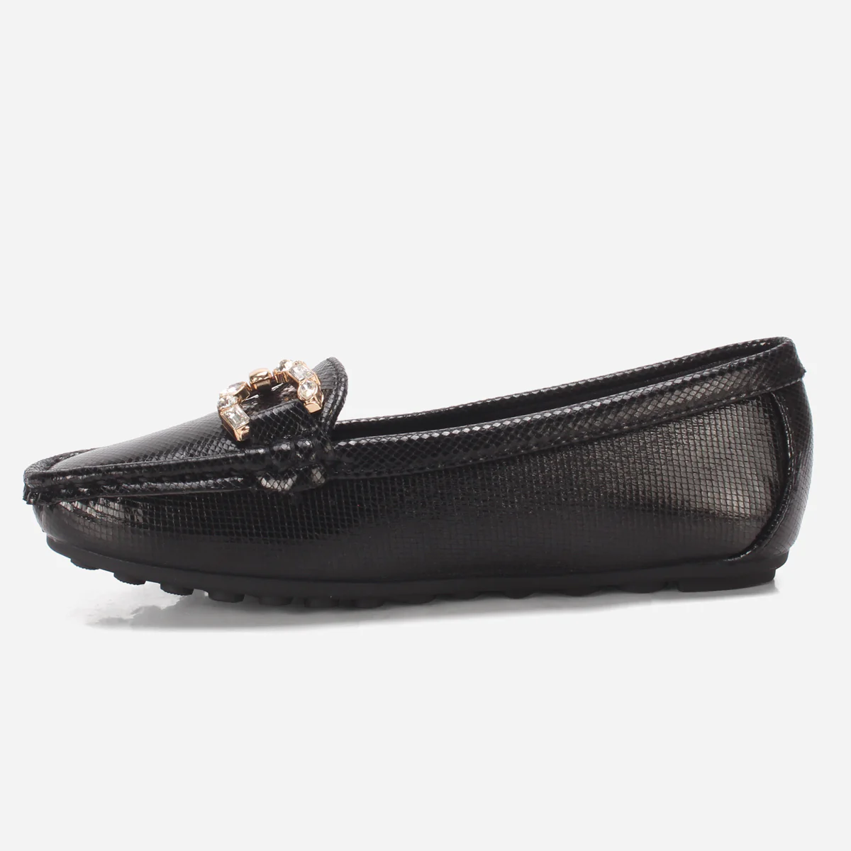 Girls "COSETTE" Buckled Adorn Moccasins - Image 3