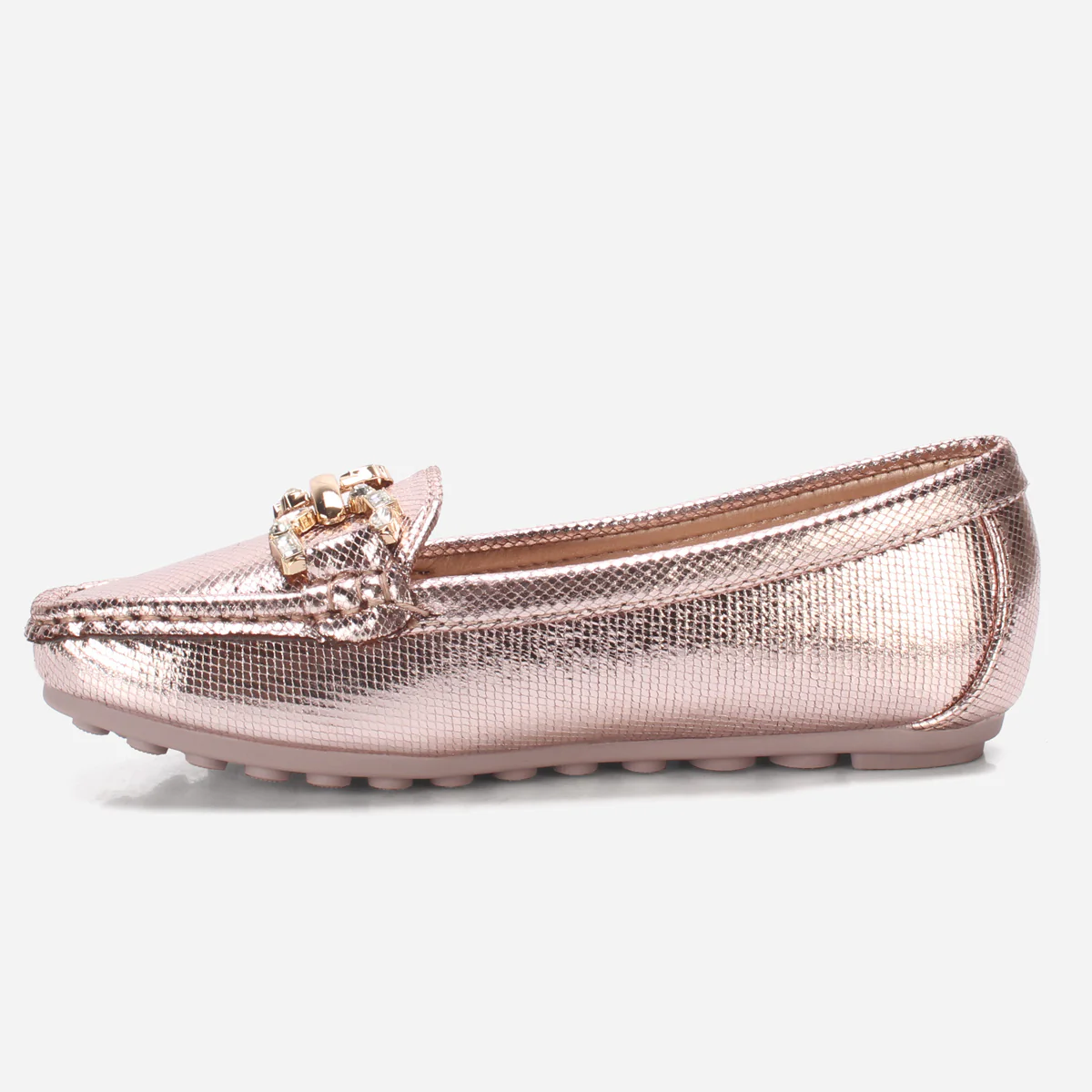 Girls "COSETTE" Buckled Adorn Moccasins - Image 3