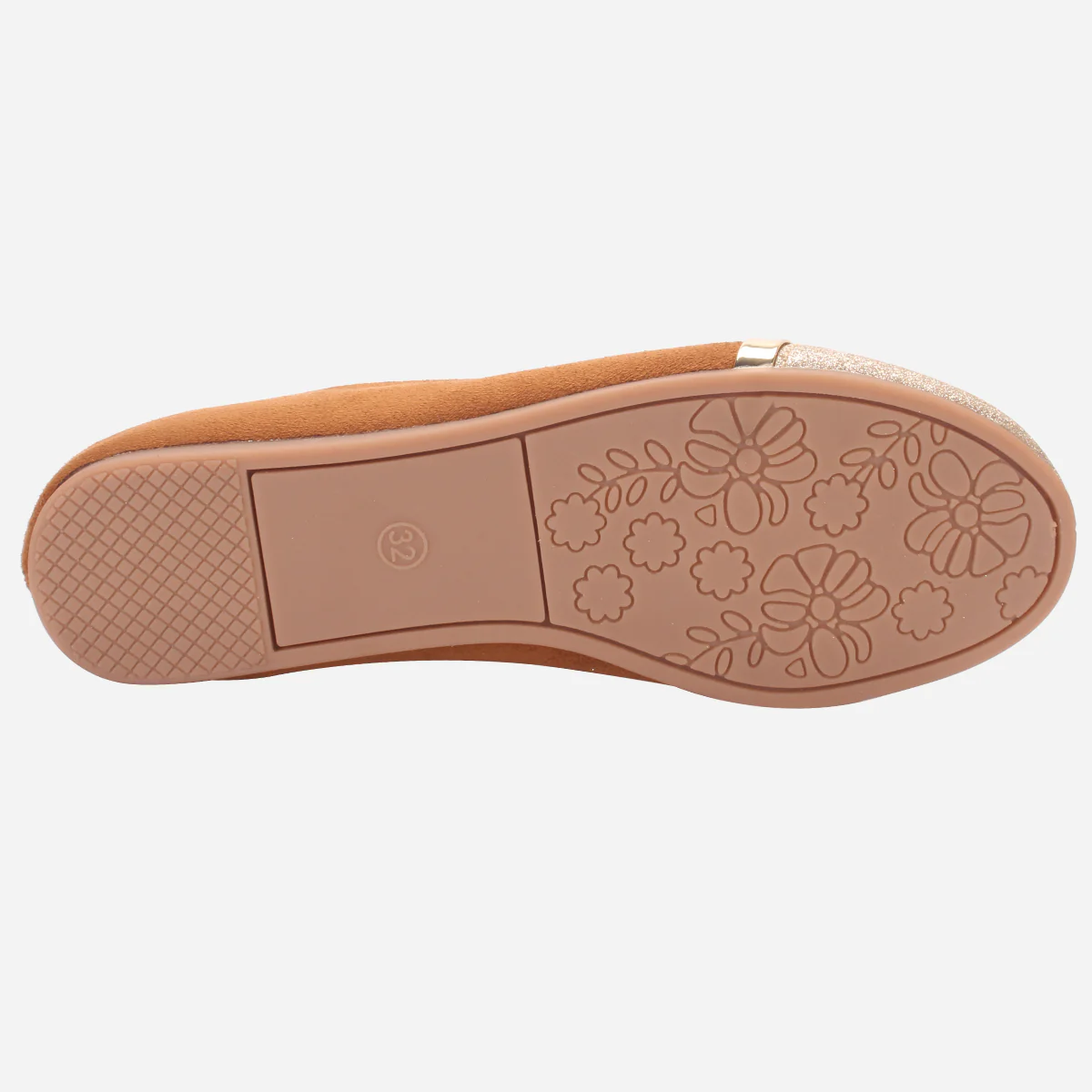 Girls "JANNIE" Shimmer Flat Pumps - Image 5