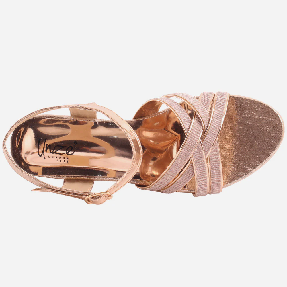 Girls "Judd" Rainbow Block Heel Sandals - Image 4