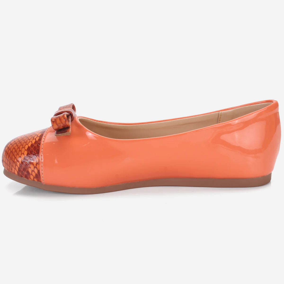Girls "KITIE" Textured Flat Pumps - Image 3