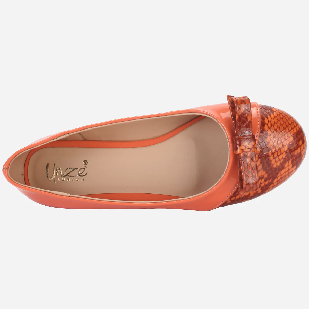 Girls "KITIE" Textured Flat Pumps - Image 4