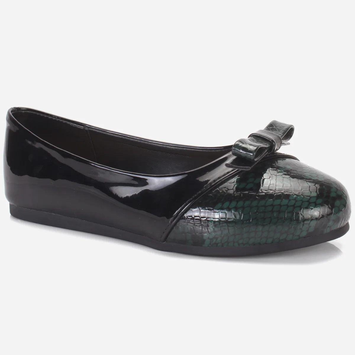 Girls "KITIE" Textured Flat Pumps