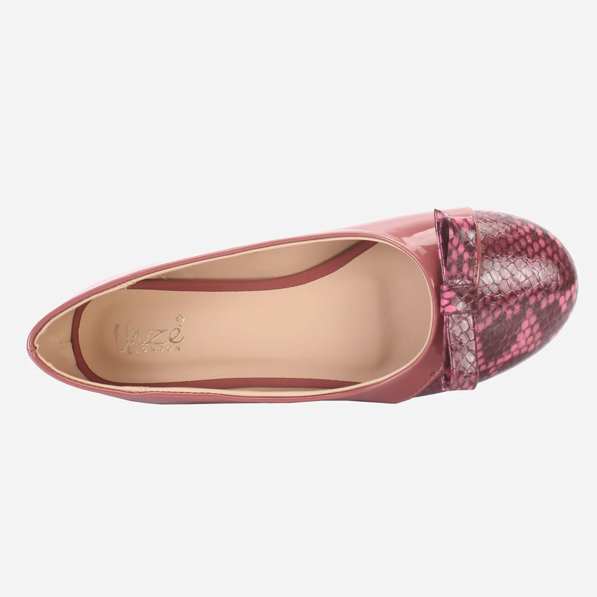 Girls "KITIE" Textured Flat Pumps - Image 4
