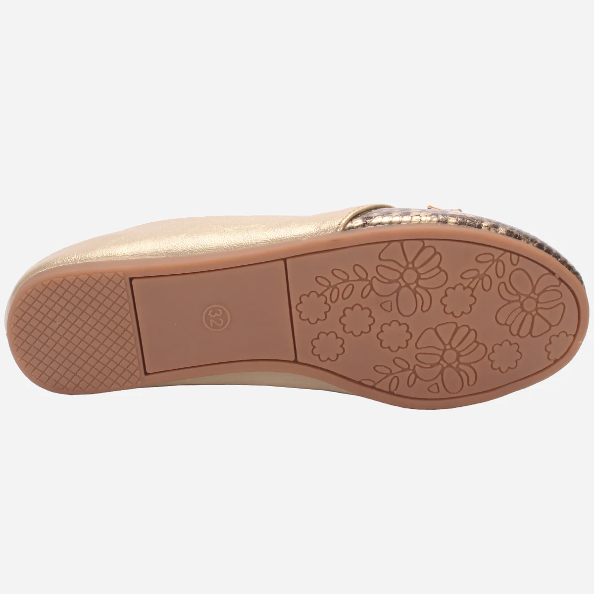 Girls "KITIE" Textured Flat Pumps - Image 5