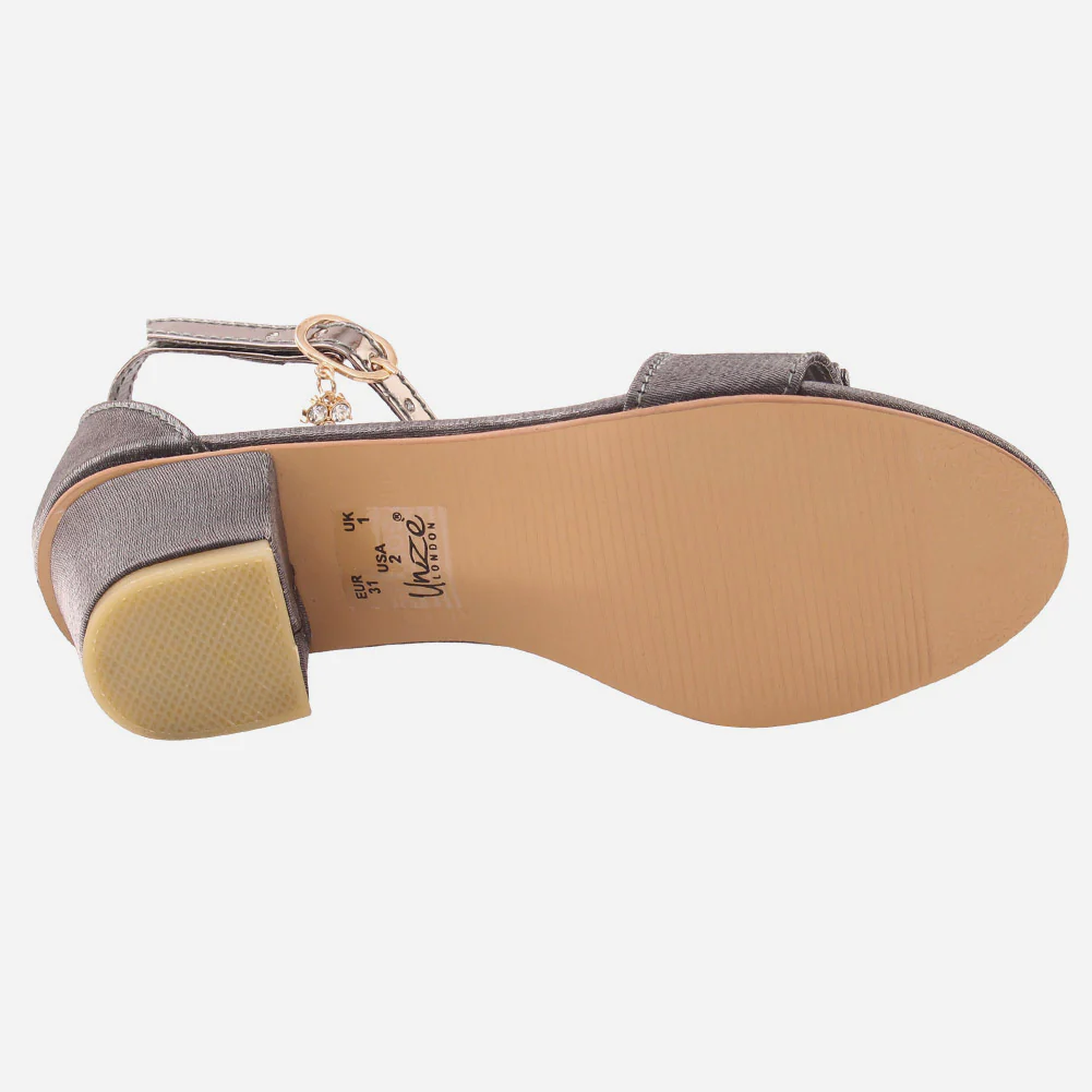 Girls "MIA" Block Heel Sandals - Image 5