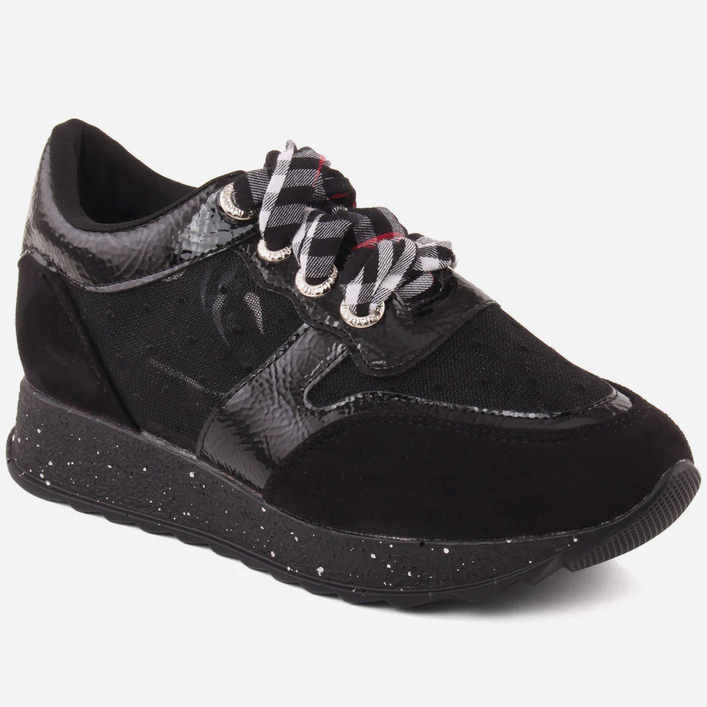 Girls "MILA" Sparkle Lace Up Trainers