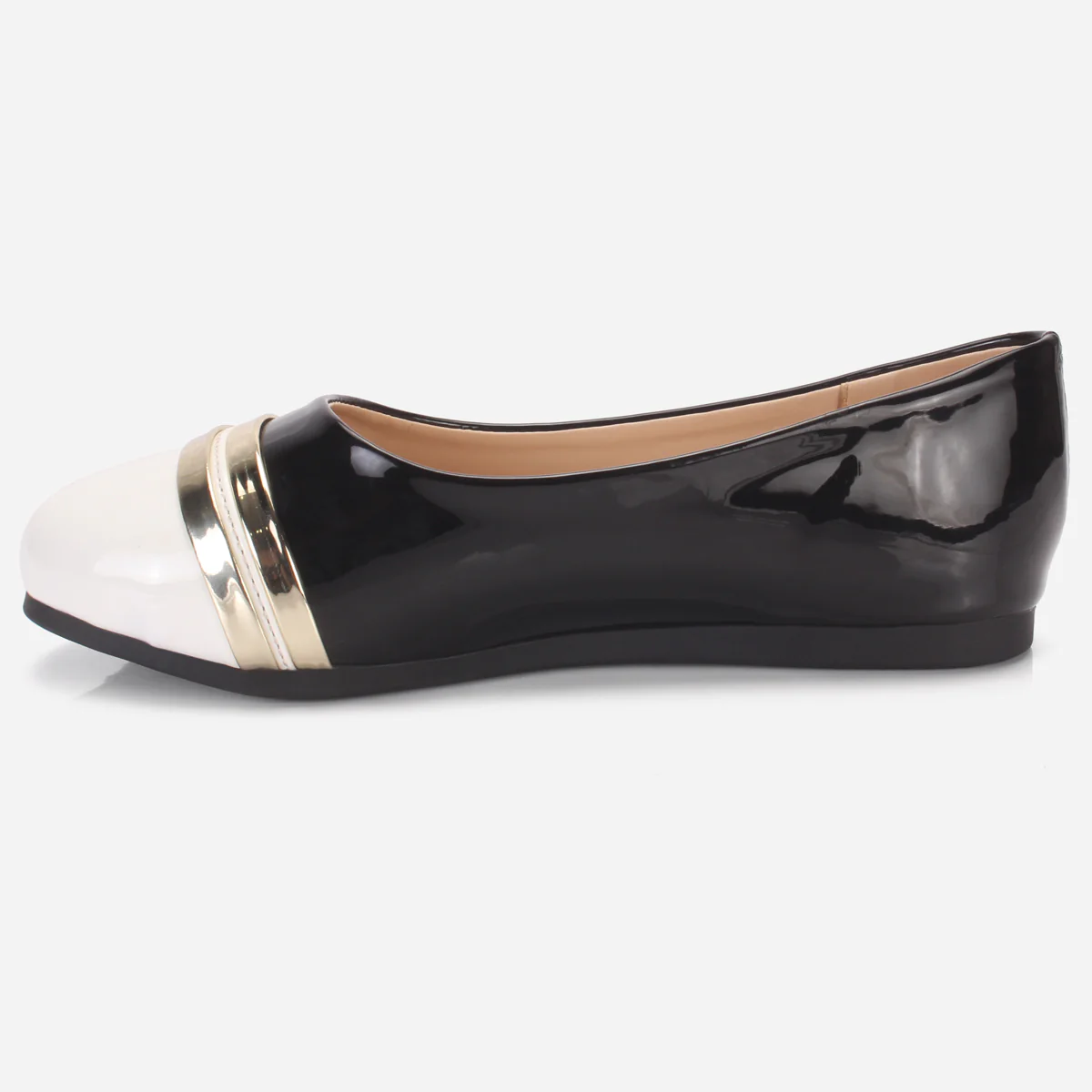 Girls "MIMI" Patent Flat Pumps - Image 3