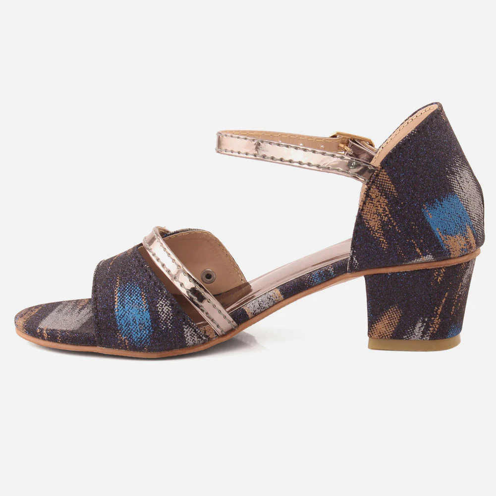 Girls "DAFFY" Ankle Strap Heel Sandals - Image 3