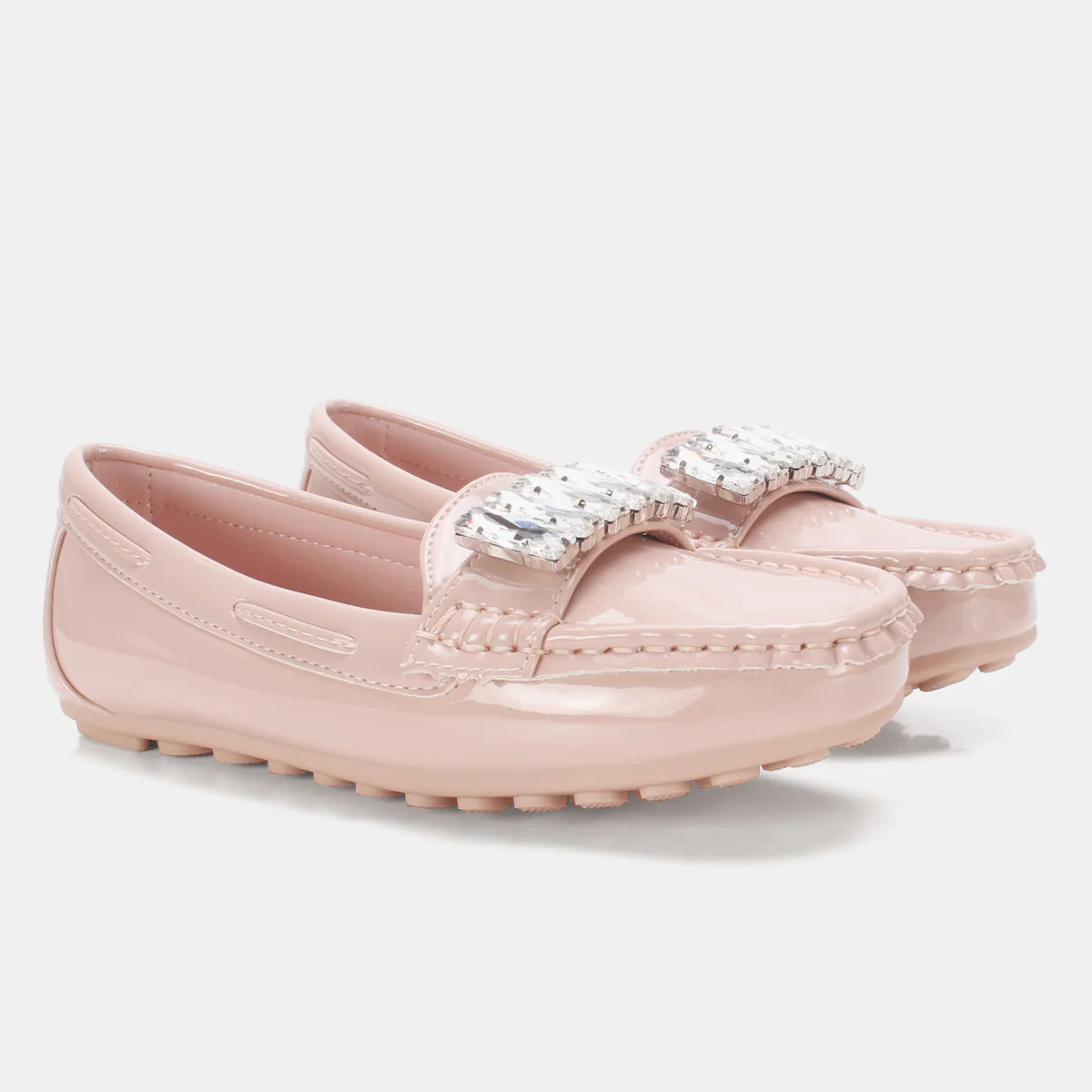 Girls "SALAKO" Decorated Flat Moccasins - Image 2
